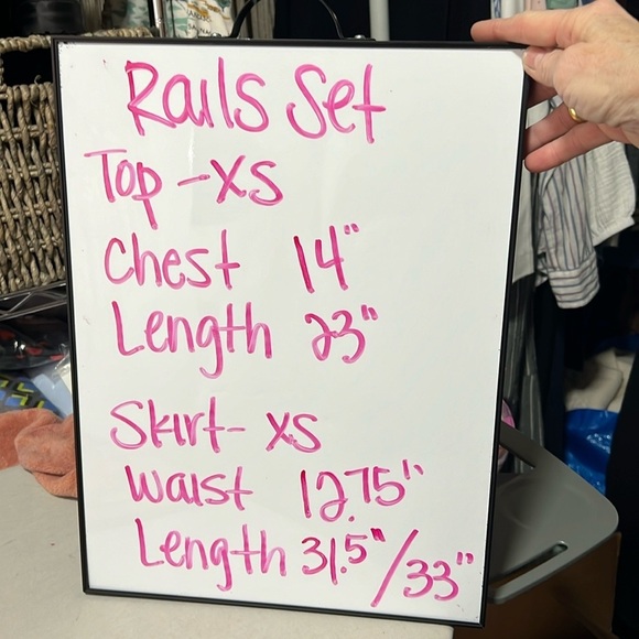 Rails Joelle Top and Anya Satin Skirt Set Size XS - Picture 8 of 16